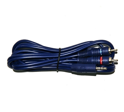 Cable Audio 4m Mini Plug 3.5 Mm A 2 Rca Lujo Celu Compu Htec