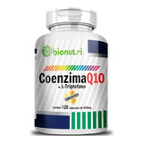 Coenzima Q10 120 Cápsulas 50mg Bionutri Ubiquinol