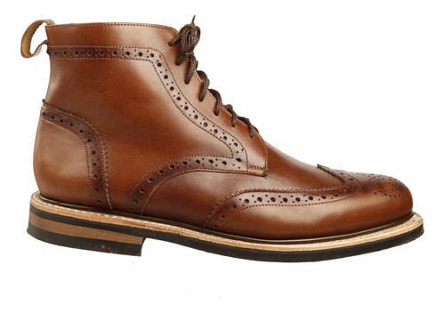 Zapato Bostoniano Original Goodyear Welt Monaco Media Bota.