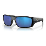 Lentes Pesca Costa Del Mar Fantail Blue Mirror 580g Diseño Rectangular