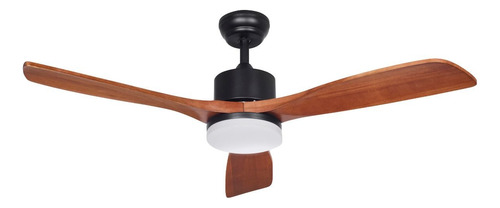 Ventilador 526 Negro/madera 24w Dimerizable Moderno