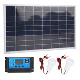 Bombilla Led 15w 18v Panel Solar Policristalino 12v/24v Pwm