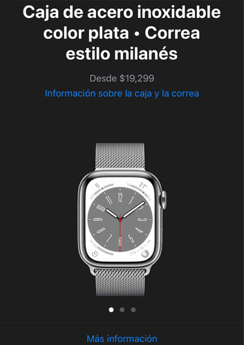 Apple Watch Series 5 44 Mm Correa Milanes Gps+celular