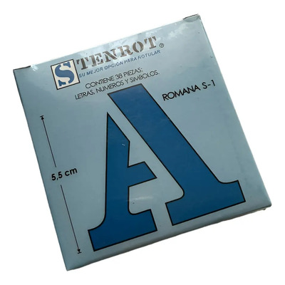 Stencil Gioser Plantilla Letras Y Números Grandes Stenrot | MercadoLibre