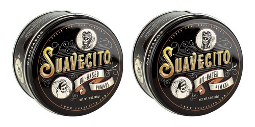 Suavecito Base Aceite Pomade, Para El Cabello, 3 Oz 2 Pack