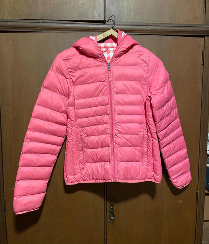 Campera Puffer. Color Rosa. Talle M.