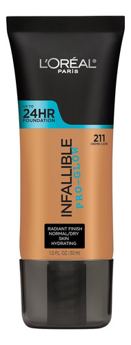 Base De Maquillaje L'oreal Paris Infallible Pro-glow Tono211