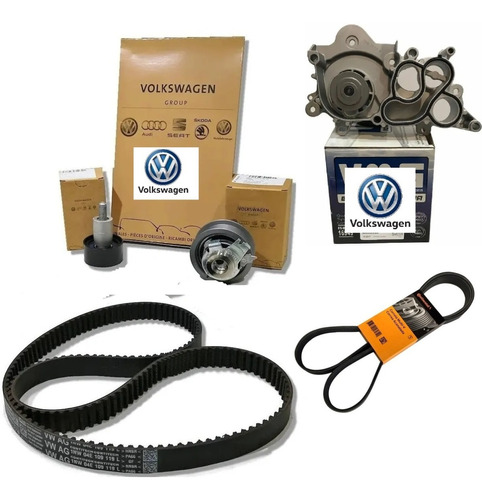 Kit Distribucion Vw Golf Original 1.4 Tsi + Bomba + Poliv