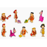 Brindes Kinder Ovo Flintstones Kit 5 Peças Na Cápsula. Novos