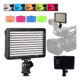 Lámpara De Video Camara 176 Leds Iluminacion Con 4 Filtros