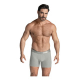 Ropa Interior Masculina 033300n Boxer Largo Gris