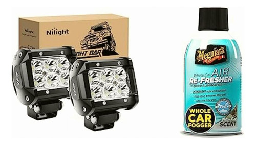 Nilight Luces Led Spot Driving, Jeep Suv, 2 Piezas +