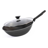 Panela Wok Antiaderente 3,6l Com Tampa Loreto -tramontina 