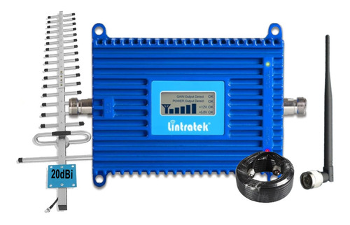 Kit Repetidor Sinal Celular 700mhz 4g Voz E Dados 70db