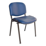 Silla Iso Azul Ecocuero