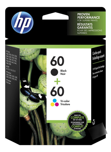 Cartuchos De Tinta Hp 60 Negro/tri-color (paquete De 2) |