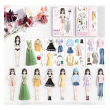 Magnetic Up Paper Doll Magnet, Juegos De Vestir, Vestido De