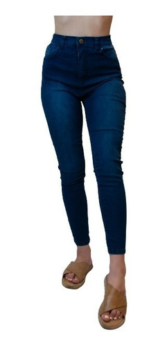  Jeans Chupin Elastizado Tiro Alto Para Mujer