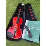 Violin 4/4 Pearl River Tinto+estuche+colchón+microafinadores