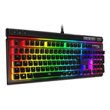 Teclado Gamer Efectos Iluminación Alloy Elite 2 Hyperx Color Del Teclado Negro Idioma Español Latinoamérica