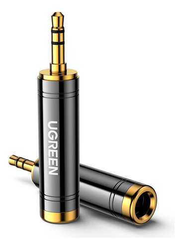 Ugreen Adaptador De Audio Auxiliar Jack 6.35mm A 3.5mm 2 Piezas