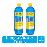 Limpia Vidrios Drops 1000 Ml X 2 Uds