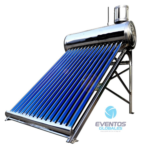 Termotanque Solar De 200 L Acero Inox Con Kit Elec 