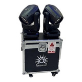 Case 2 Cabezas Roboticas Beam Led 100w Luxin 100