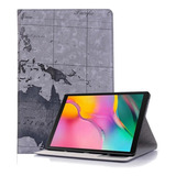 Funda Flip Cover Mapa Compatible Con Samsung Tab S5e Sm T720