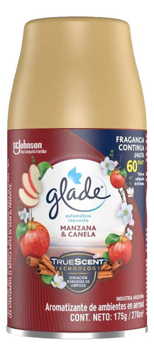 Glade Automatico Manzana Canela Repuesto 175g