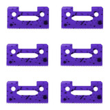 6 Cuchillas De Cerámica Purple Para Wahl Senior Magic Taper