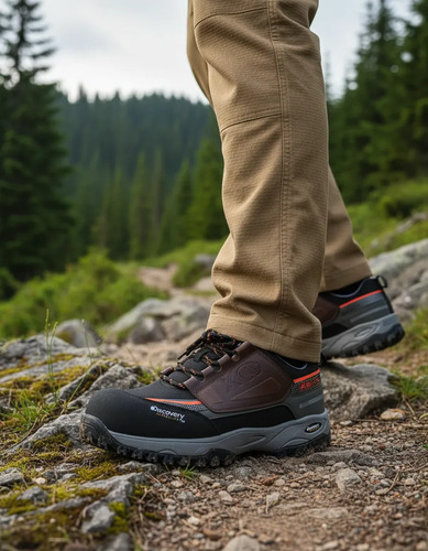 Tenis Caballero Trekking Discovery Expedition 2090 Negro Senderismo