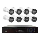 Kit Cftv 8 Câmeras Intelbras Vlp 1230 B 30m Dvr 3308