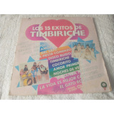 Timbiriche  Los 15: Éxitos  Lp Vinilo Disco.