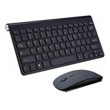 Combo Mini Teclado + Mouse Inalambrico Ejecutivo Premium