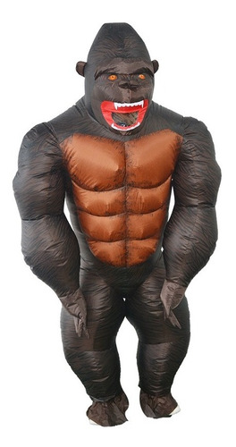 Disfraz Inflable Gorilla King Kong Unitalla Adulto 12+