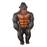 Disfraz Inflable Gorilla King Kong Unitalla Adulto 12+