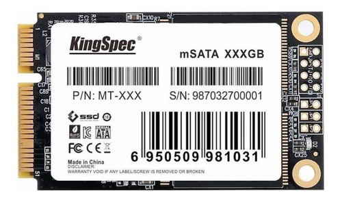 Disco Sólido Ssd Kingspec Mt-256 256gb Garantia 1 Año