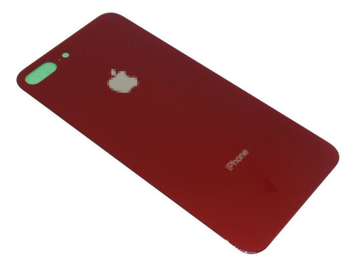 Vidrio Trasero Para iPhone 8 Plus Rojo