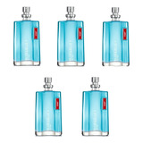 Perfume Blue And Blue Dama X 5 Cyzone - mL a $79