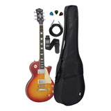 Guitarra Strinberg Lps230 Css Cherry Fosco + Kit Capa Cabo