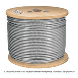 Cable Flexible Acero 1/8' Recubierto Pvc 300 M 48810