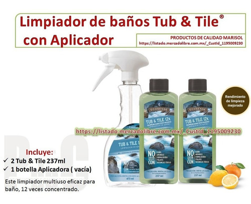 3p Limpiador Para Baño Tub & Tile Con Aplicador, Melaleuca  
