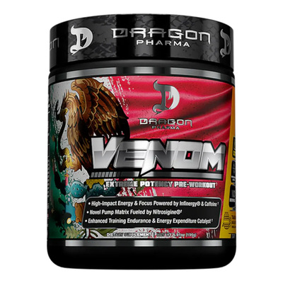 Pre Entreno Dragon Pharma Venom Sabor Tamarindo 196 Gr 40 Servicios | MercadoLibre
