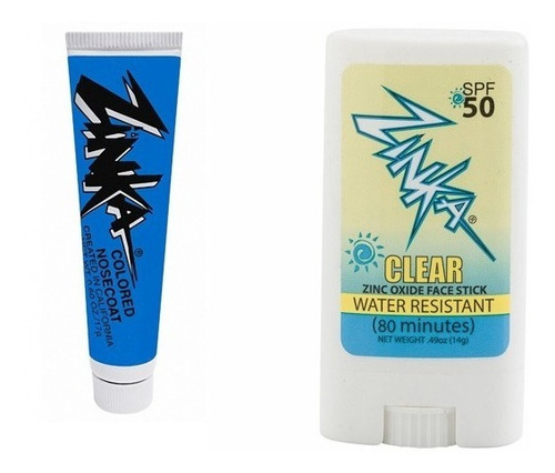 Combo Zinka Face Stick & Nose Coat Para Surf Y Playa