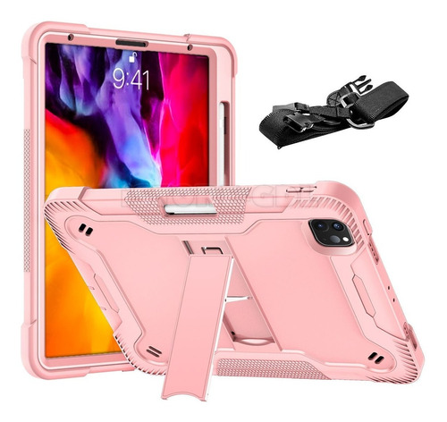 Protector Uso Rudo + Correa Para iPad Pro 11 2 A2228 A2068