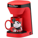 Cafetera Mickey Mouse Taza De Cerámica Express Lujo