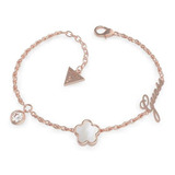 Pulsera Guess Sea Heart Talla L Color Oro Rosa Boleta