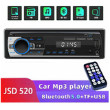 Autoestereo Mp3 Jsd-520 Bluetooth Usb 1 Din Radio Fm Aux