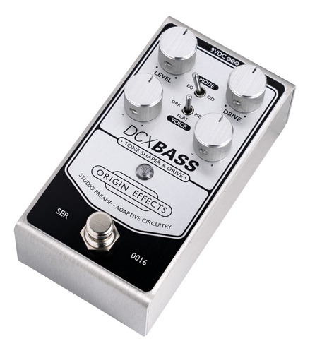 Pedal Origin Effects Dcx Bass Tone Shaper & Drive Made In Uk